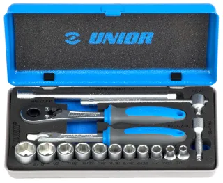 UNIOR GRT. nasadnih ključev 1/4" in bitsov